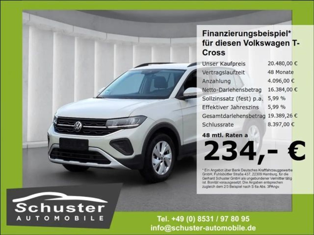 Volkswagen T-Cross Life 1.0 TSI