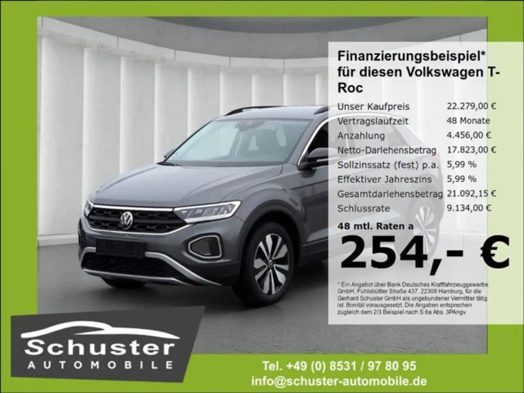 Volkswagen T-Roc GOAL TSI*ACC LED Navi SHZ digCockp VKZ-Erk