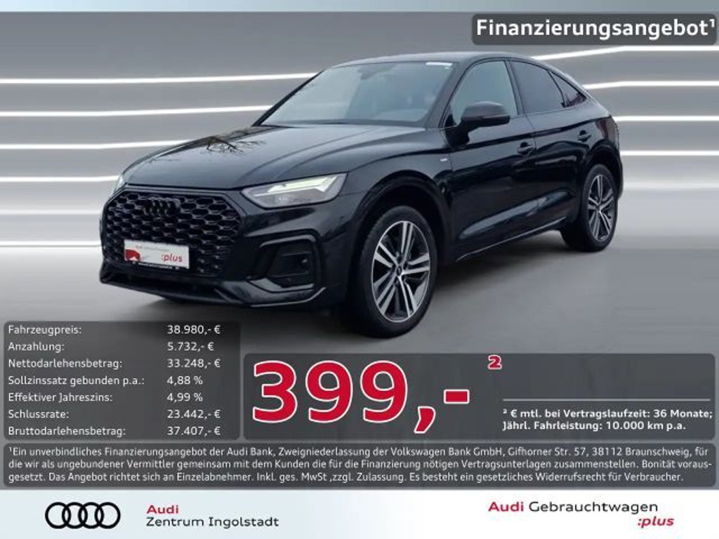 Audi Q5 Sportback Quattro S-Line 40 TDI