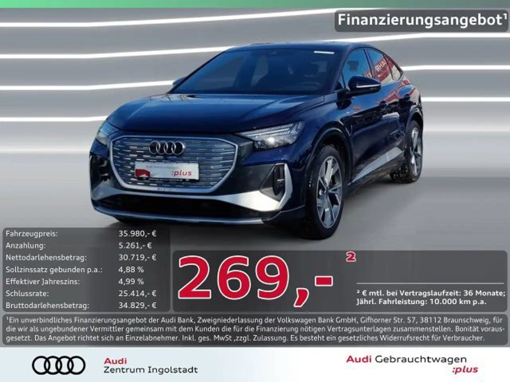 Audi Q4 e-tron Sportback Quattro S-Line 50