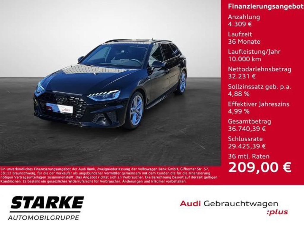 Audi A4 Avant S-Line S-Tronic 40 TFSI