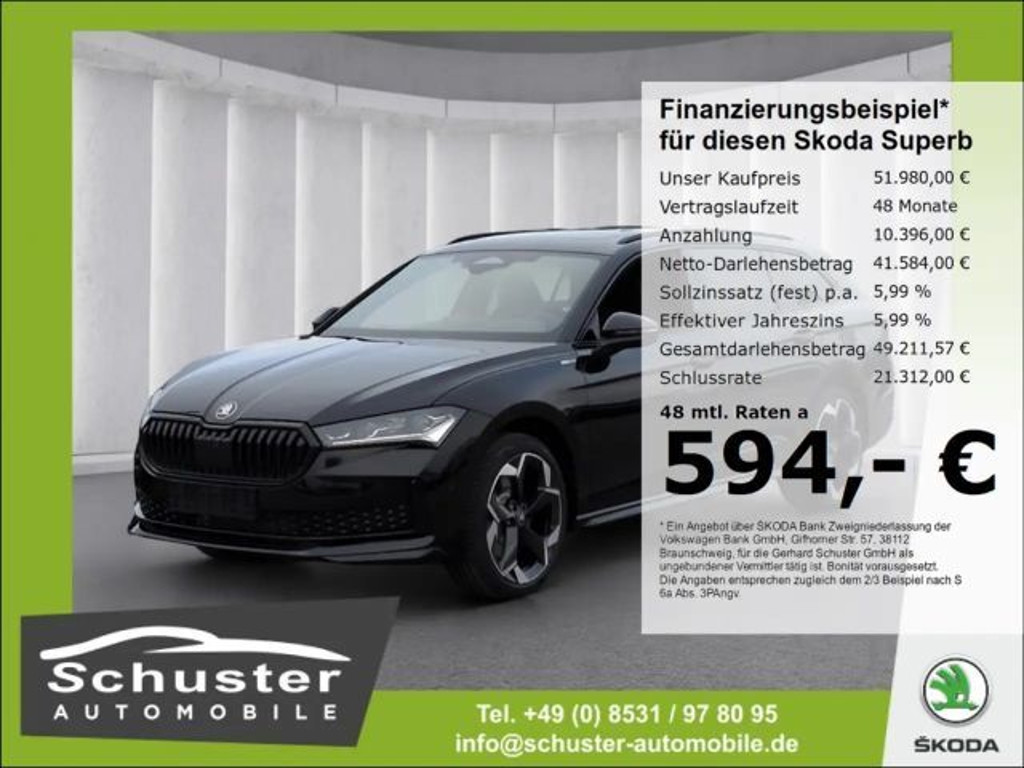 Skoda Superb Combi 4x4 Sportline