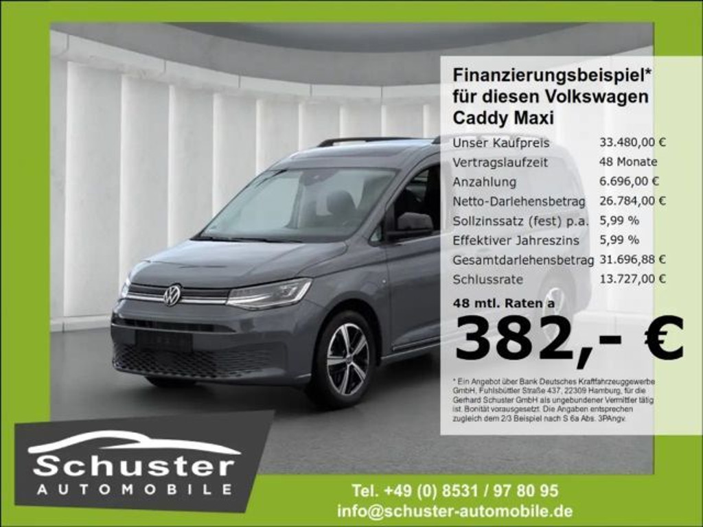 Volkswagen Caddy DARK LABEL 7-Sitzer TDI*AHK Panodach