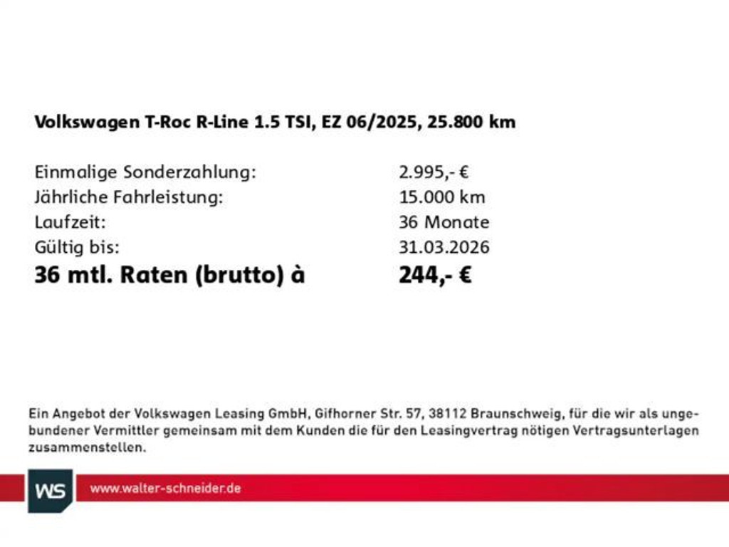 Volkswagen T-Roc DSG R-Line 1.5 TSI