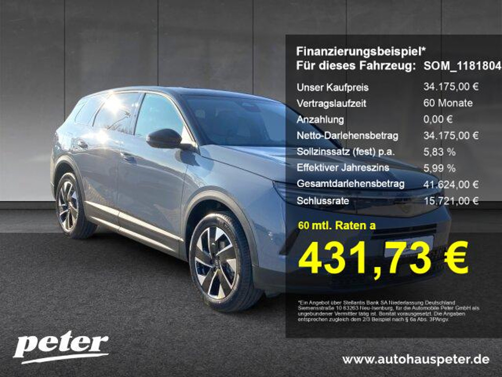 Opel Grandland X Grand Sport GS-Line