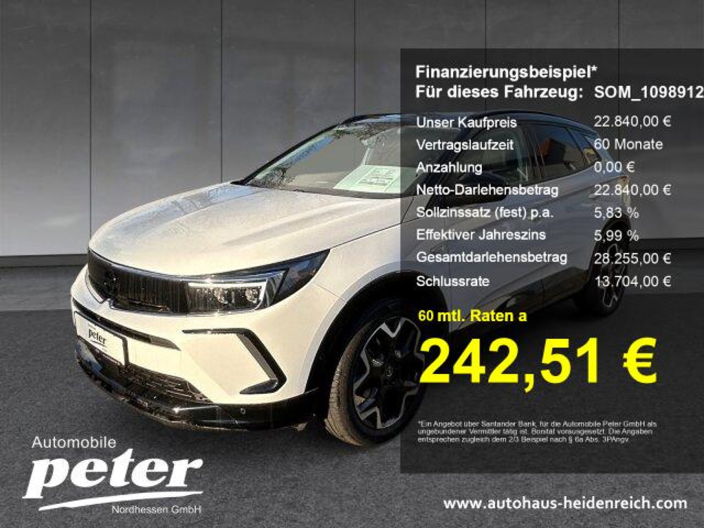 Opel Grandland X Grand Sport 1.2 Turbo Turbo GS-Line
