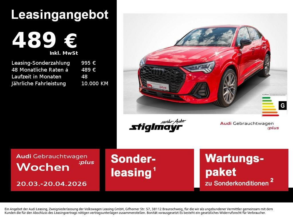 Audi Q3 Sportback Quattro S-Line S-Tronic 40 TDI