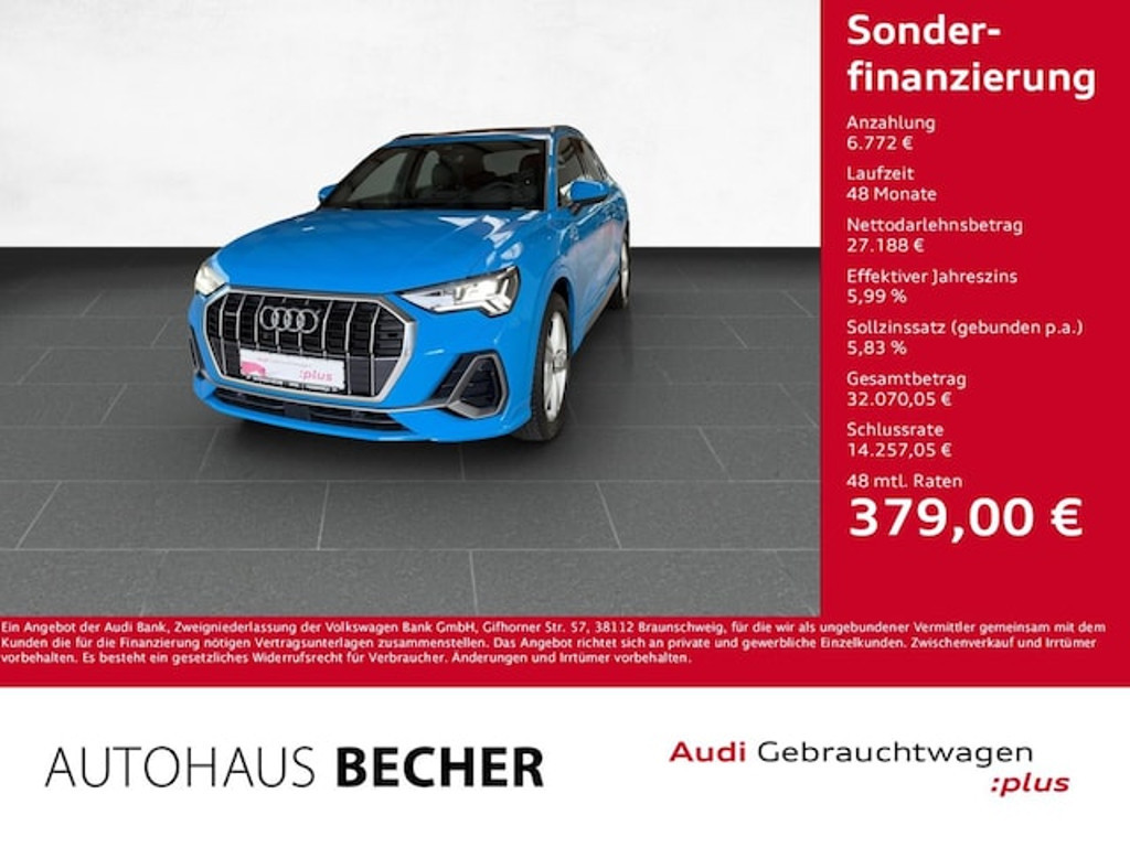 Audi Q3 Quattro S-Line S-Tronic 40 TFSI