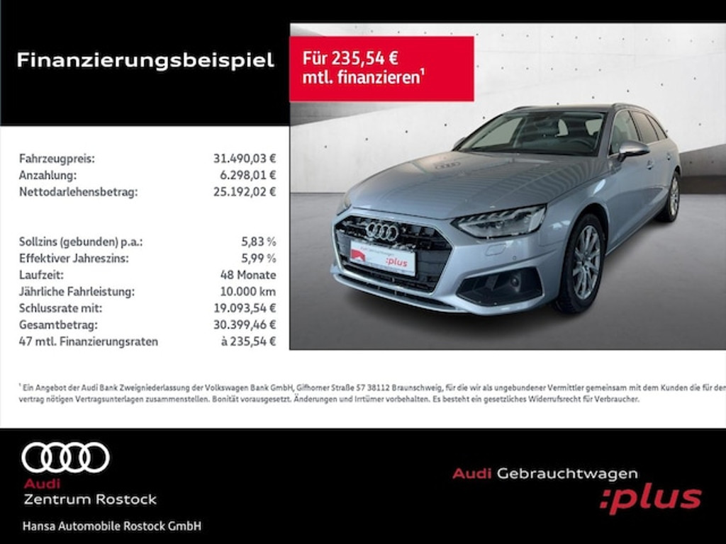 Audi A4 Avant S-Tronic 40 TDI