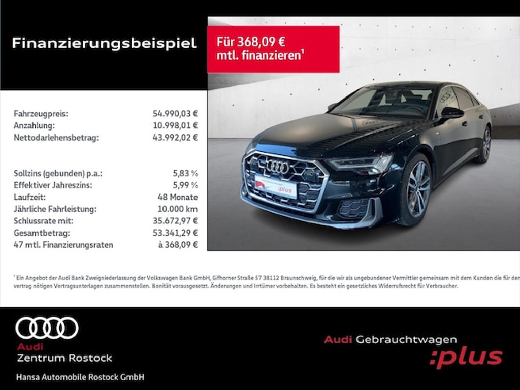 Audi A6 Sedan Quattro S-Line 50 TDI