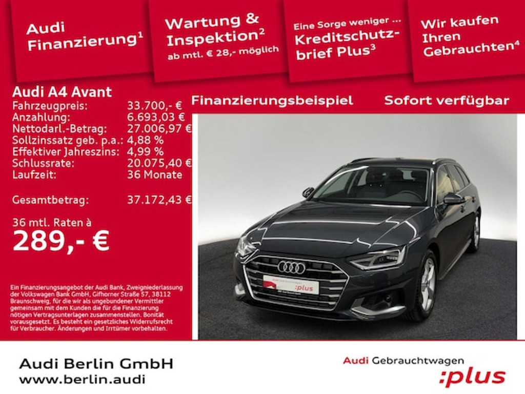 Audi A4 Avant S-Tronic 35 TFSI