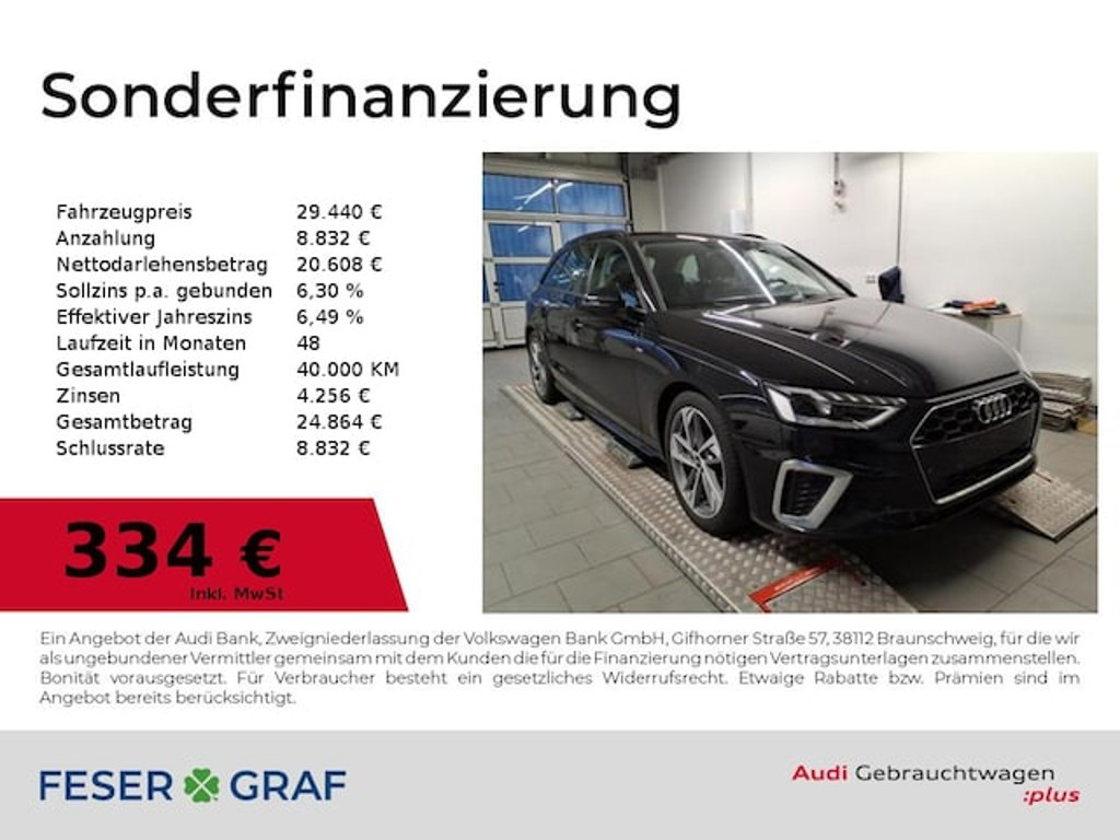 Audi A4 Avant S-Line S-Tronic 40 TDI