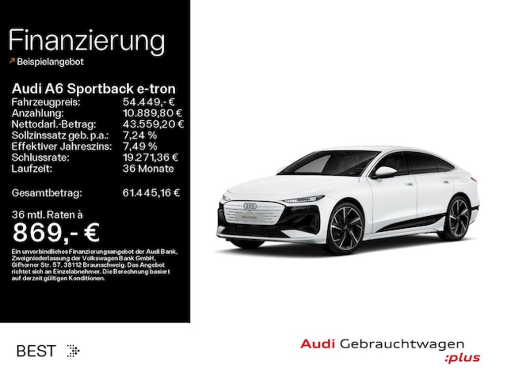 Audi A6 e-tron Sportback