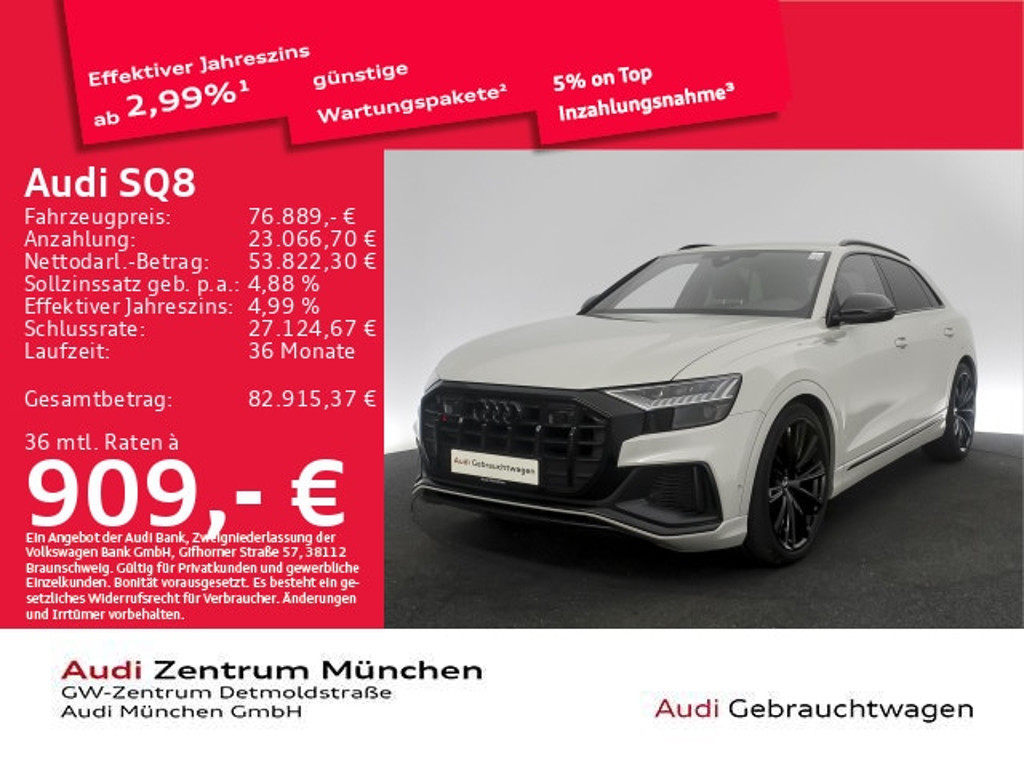 Audi SQ8 Quattro Competition