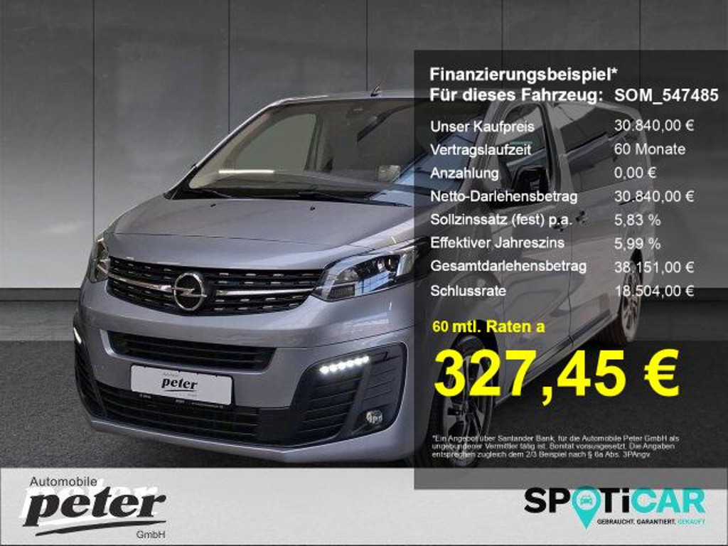 Opel Zafira Life 2.0 CDTI