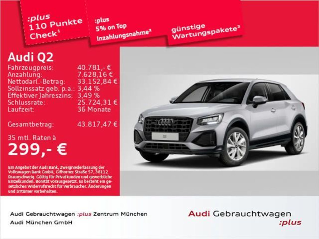 Audi Q2 Quattro S-Tronic 40 TFSI