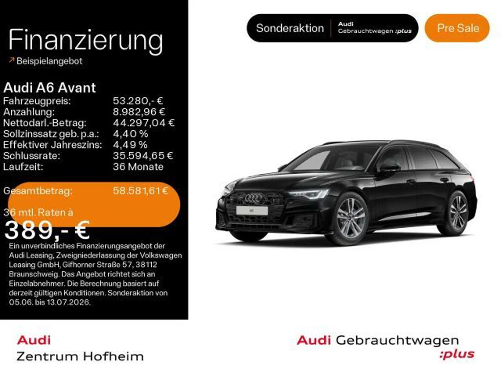Audi A6 Quattro S-Line 50 TDI