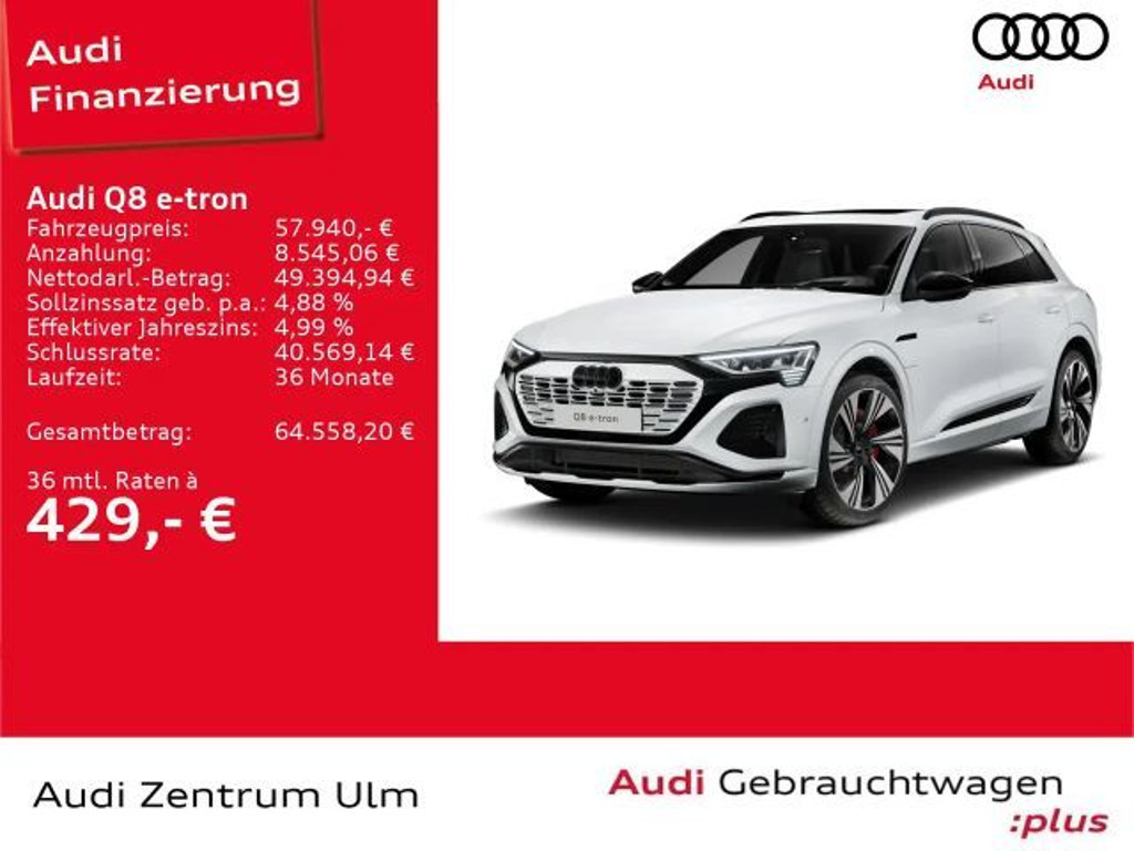 Audi Q8 e-tron Quattro S-Line 55