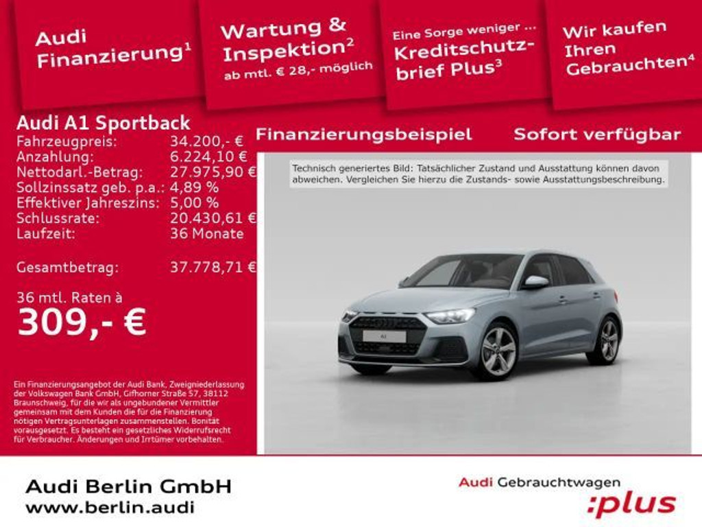 Audi A1 S-Tronic 35 TFSI