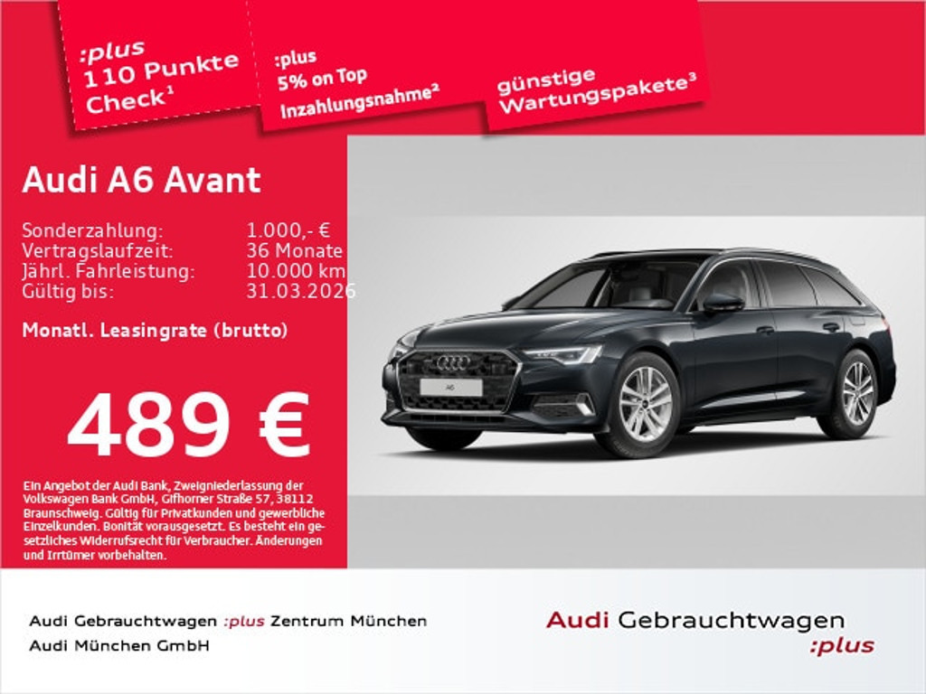 Audi A6 Avant Quattro S-Tronic Hybride 50 TFSI