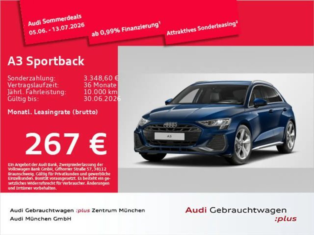 Audi A3 Sedan S-Line S-Tronic 30 TFSI