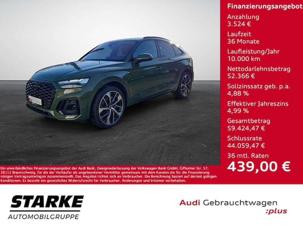 Audi Q5 Sportback Quattro S-Tronic 40 TDI