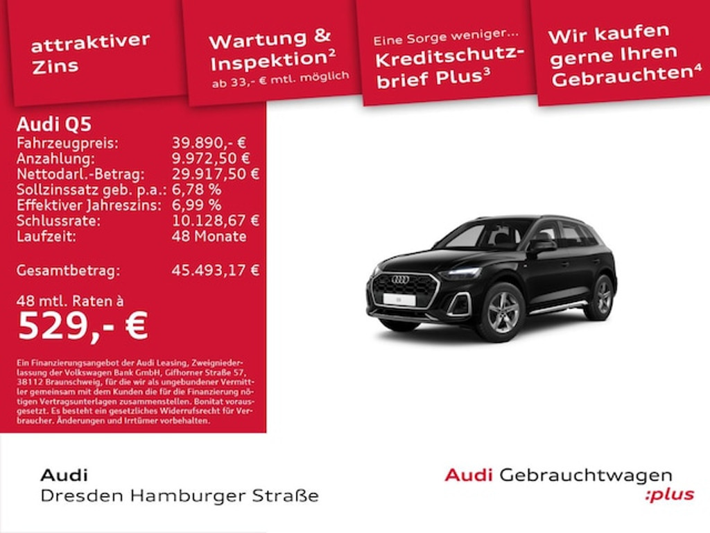 Audi Q5 Quattro S-Tronic 40 TDI