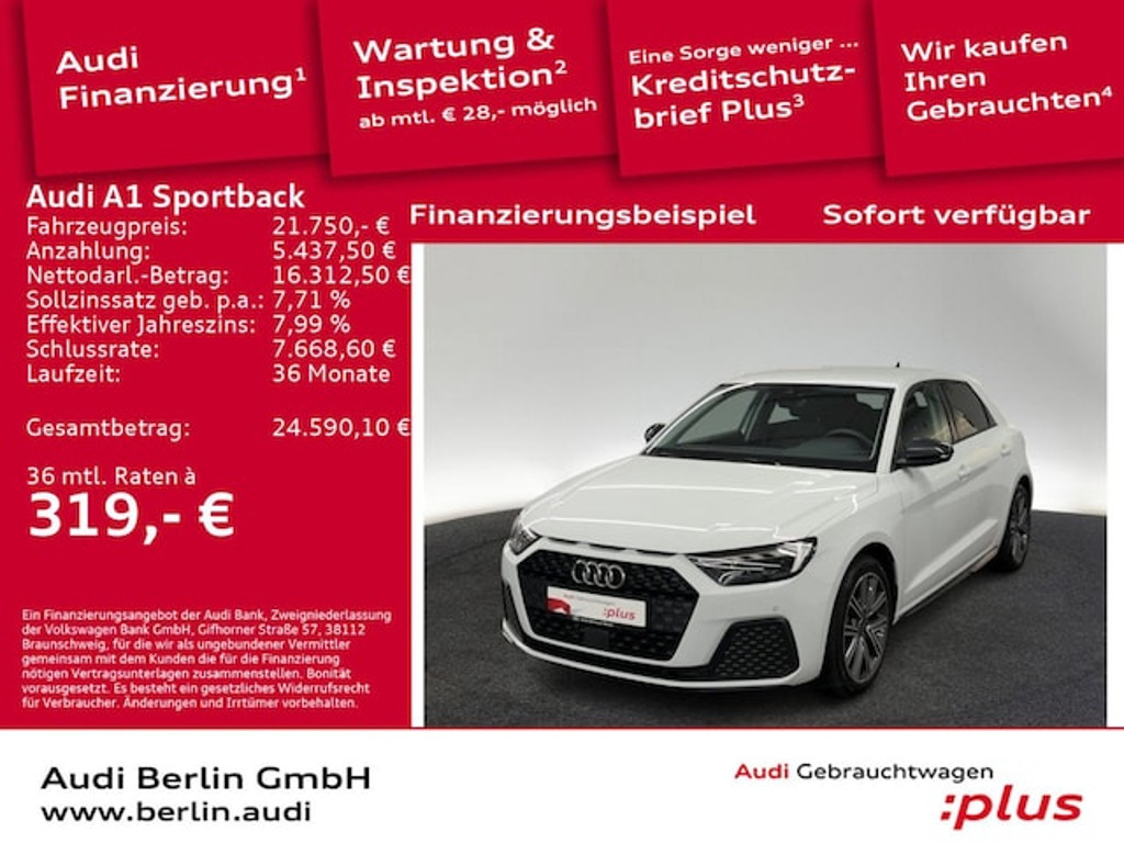 Audi A1 Sportback 25 TFSI