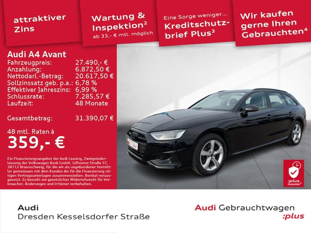 Audi A4 Avant S-Tronic 30 TDI