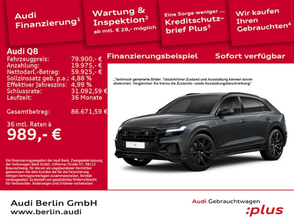 Audi Q8 Quattro Competition 50 TDI