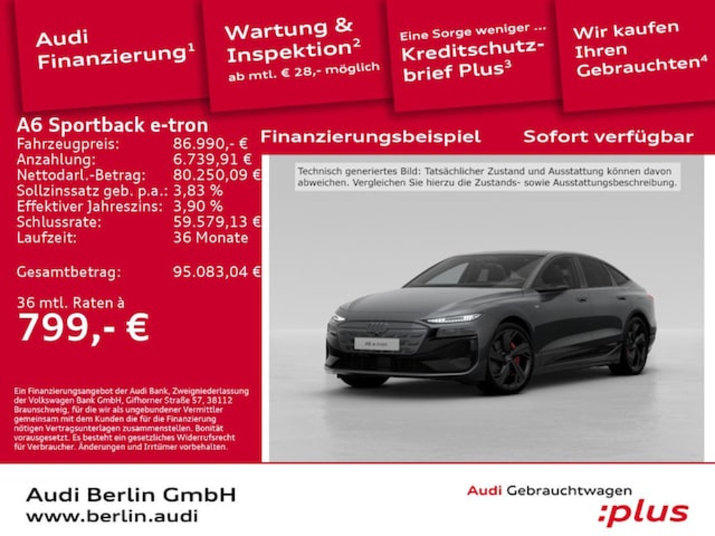 Audi A6 e-tron Sportback Performance