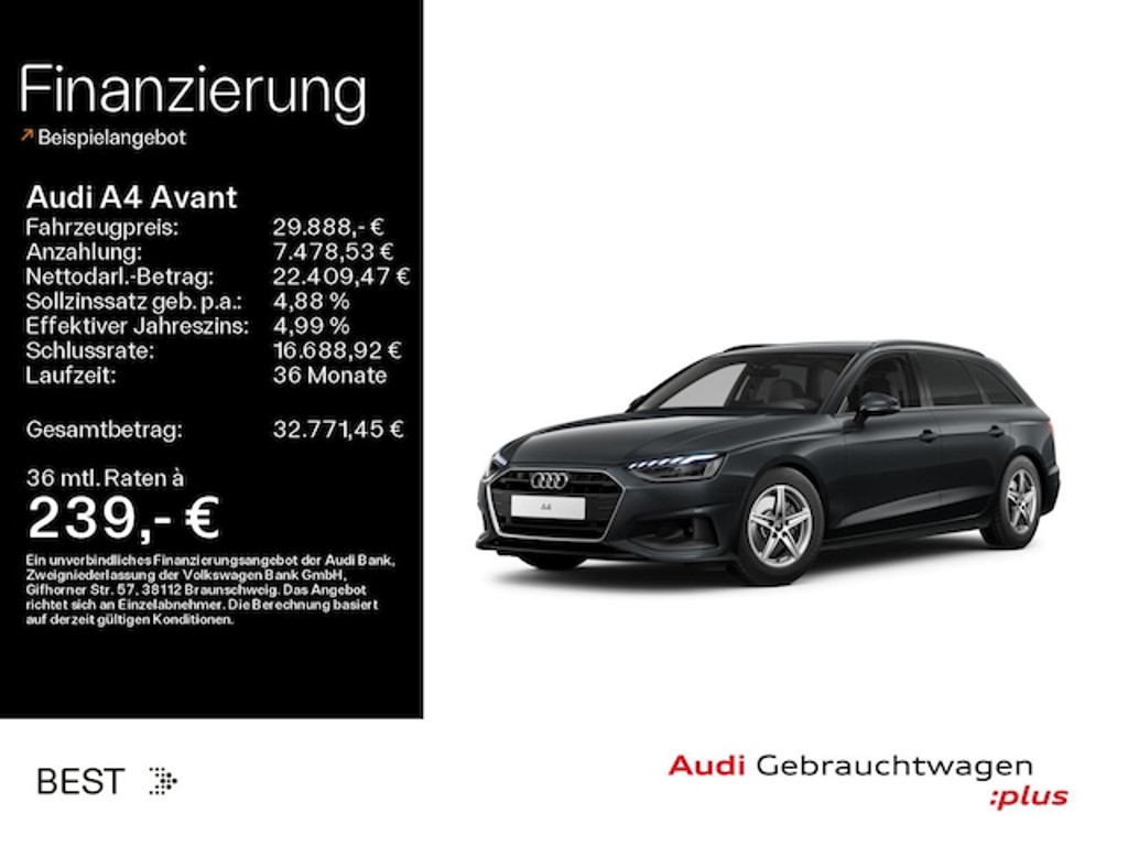 Audi A4 Avant S-Tronic 35 TDI