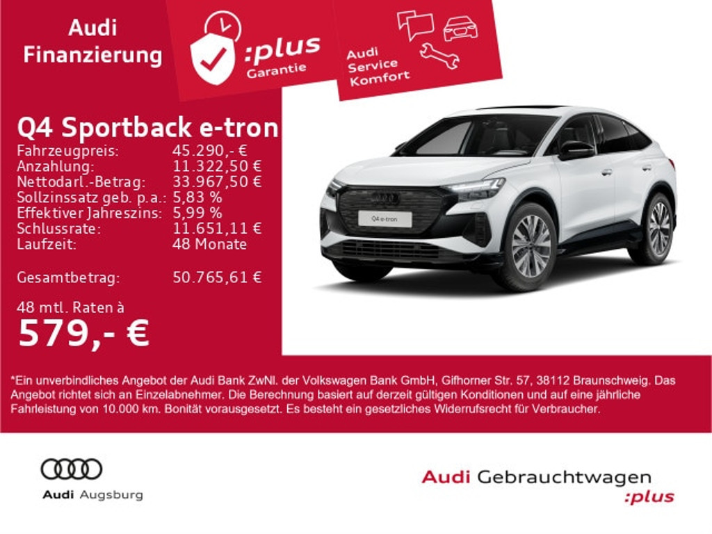 Audi Q4 e-tron Sportback Quattro