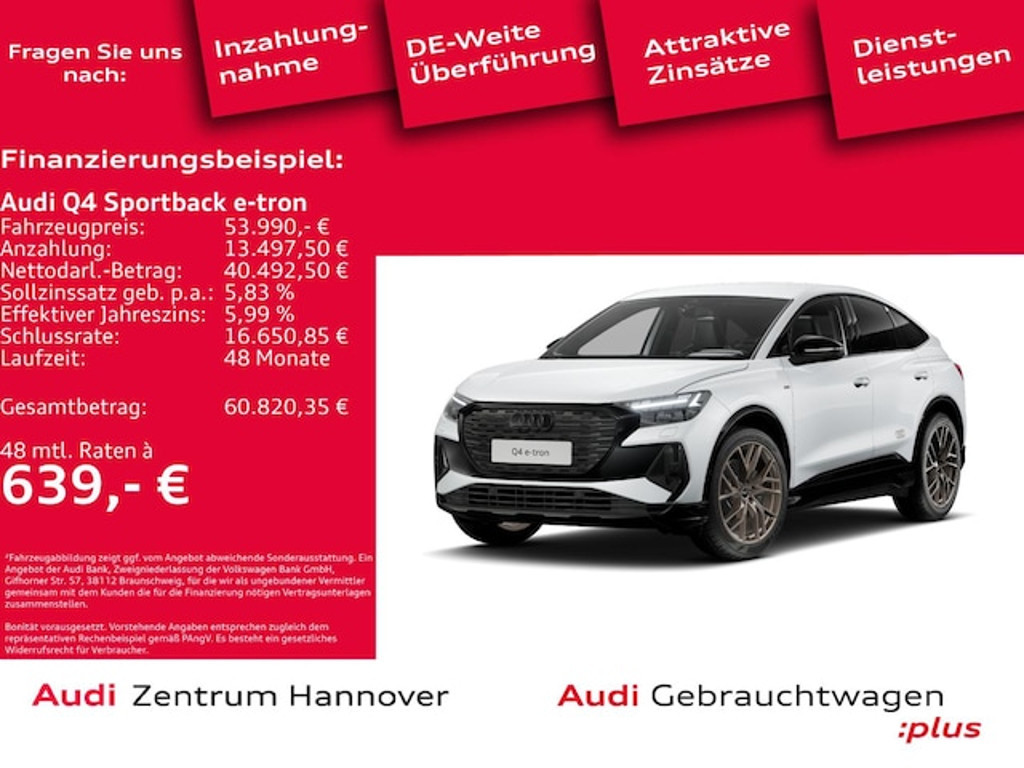 Audi Q4 e-tron Sportback Quattro