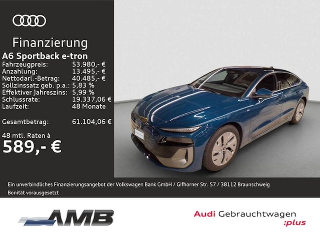 Audi A6 e-tron Sportback