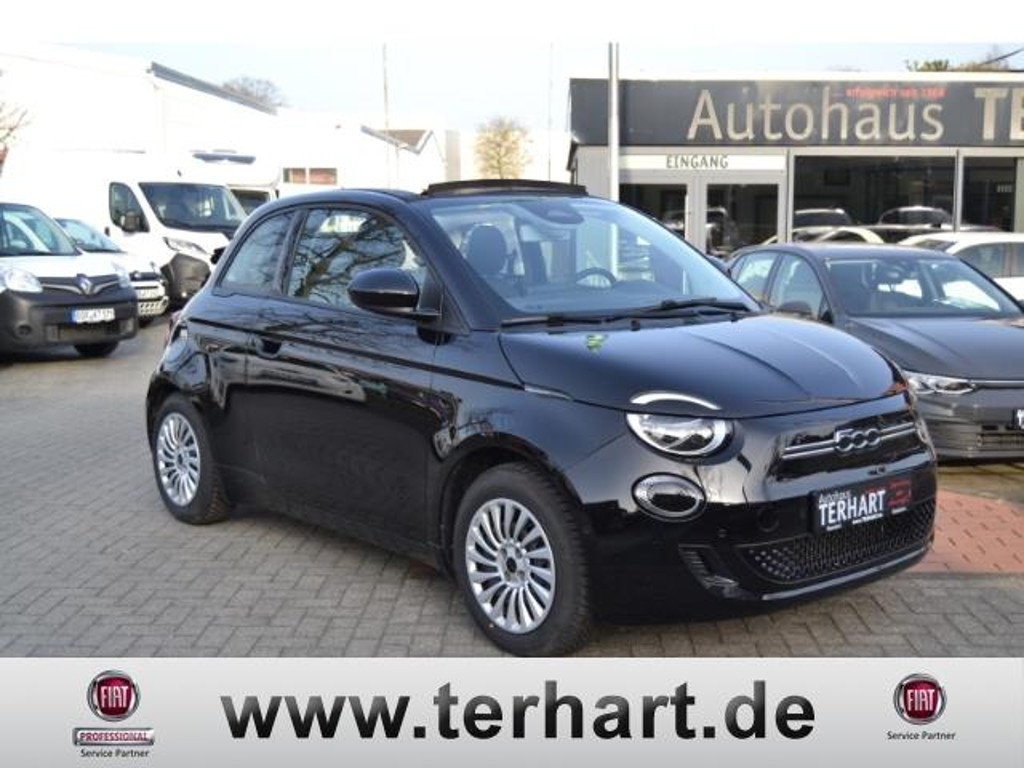 Fiat 500e Cabrio e Basis El. Verdeck Memory Sitze App
