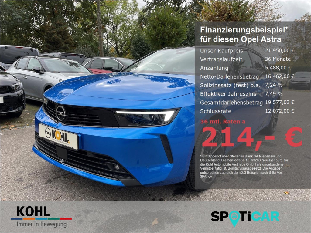 Opel Astra Sports Tourer 1.2 Turbo Elegance Turbo