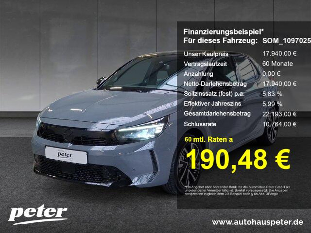 Opel Corsa Grand Sport 1.2 Turbo Turbo GS-Line