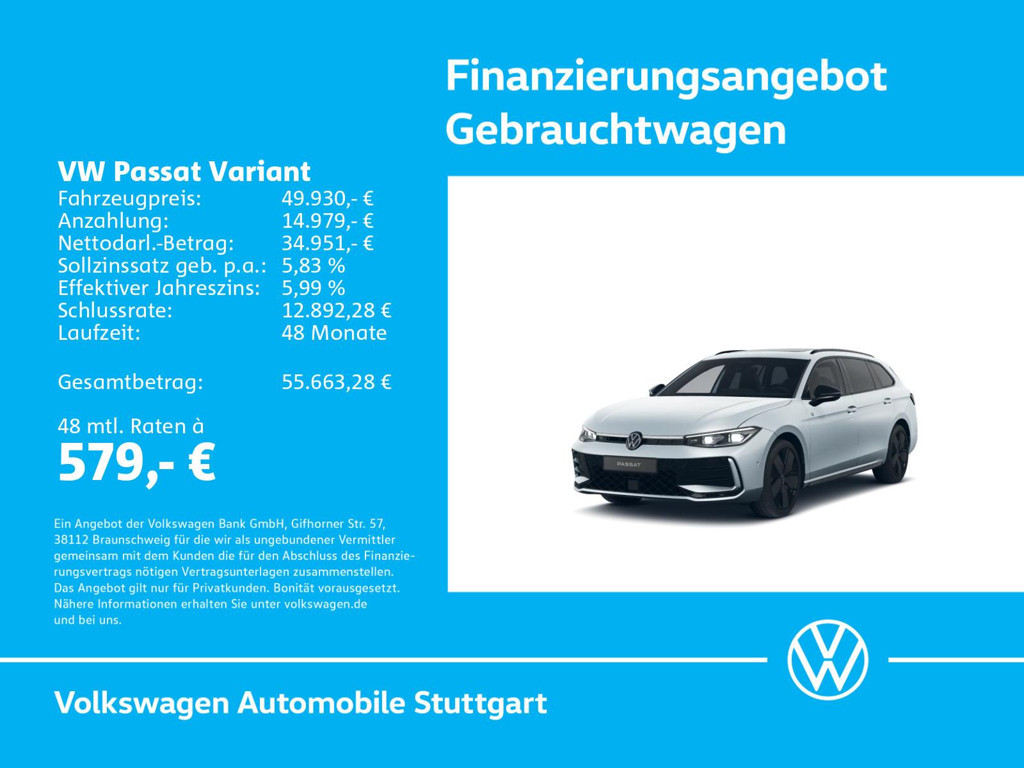 Volkswagen Passat DSG Variant R-Line 2.0 TDI