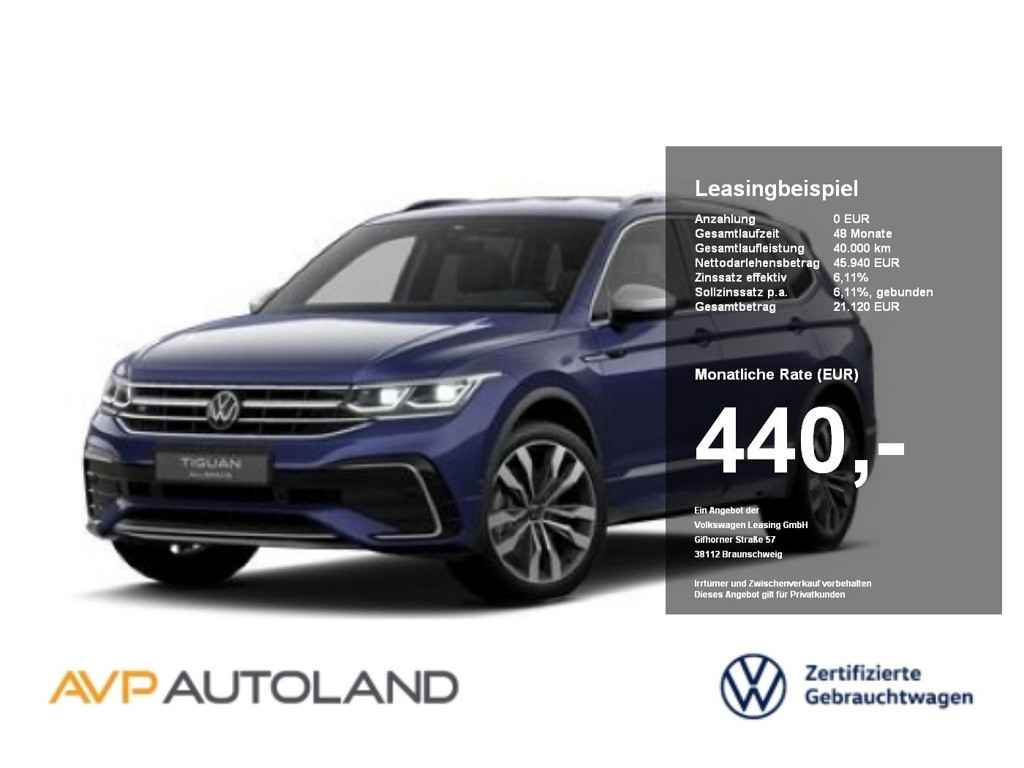 Volkswagen Tiguan 4Motion DSG Allspace R-Line 2.0 TSI