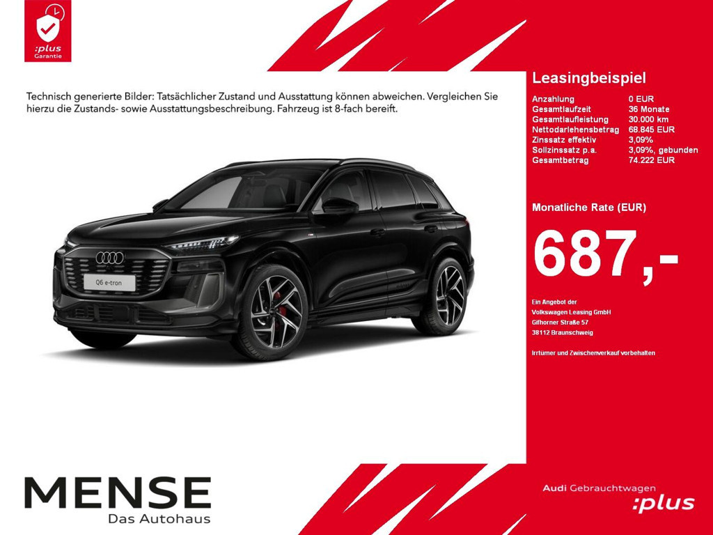 Audi Q6 e-tron S-Line Performance
