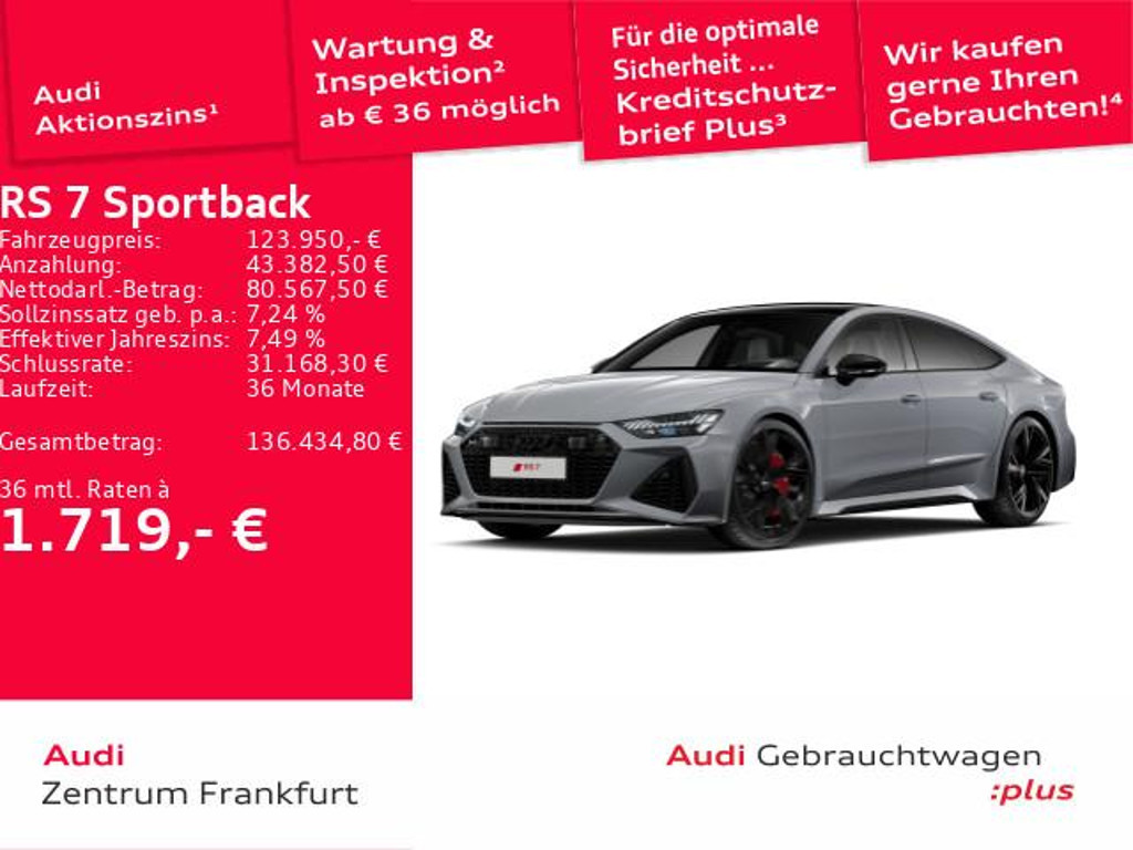 Audi RS7 Sportback Quattro