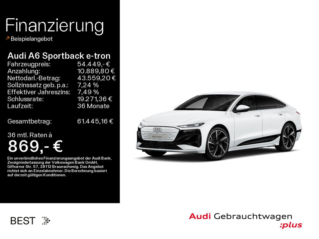 Audi A6 e-tron Sportback Advanced