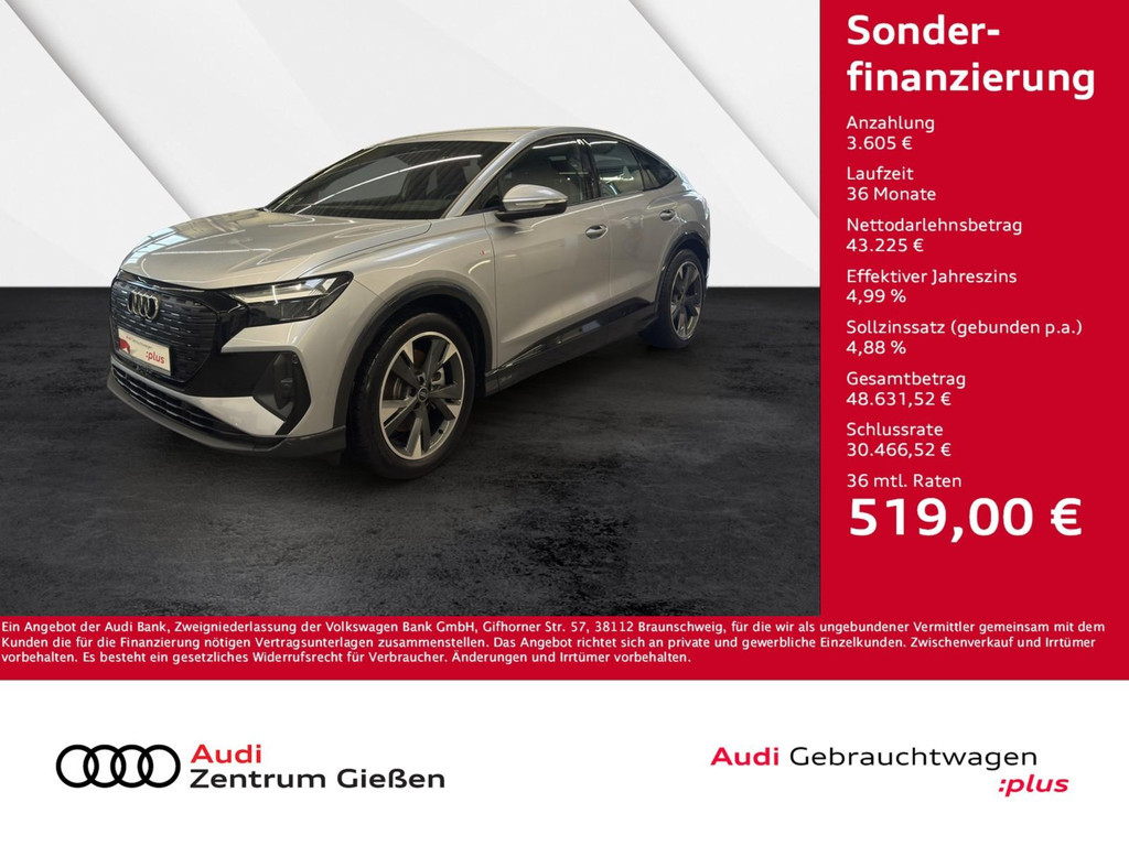 Audi Q4 e-tron Sportback S-Line