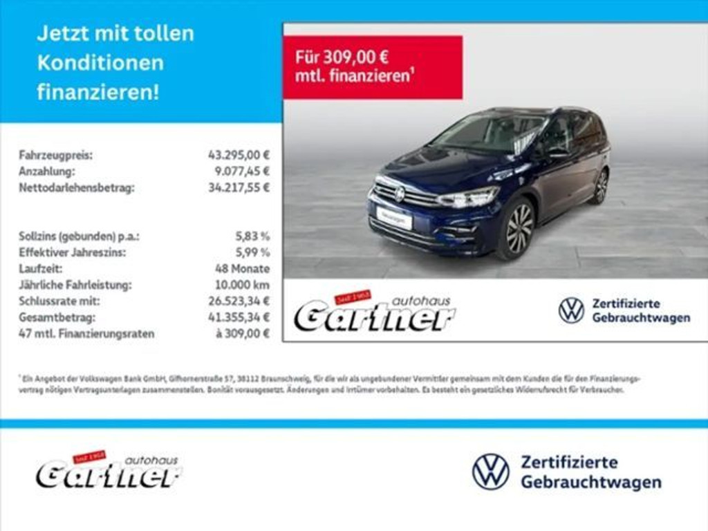 Volkswagen Touran DSG IQ.Drive 2.0 TDI