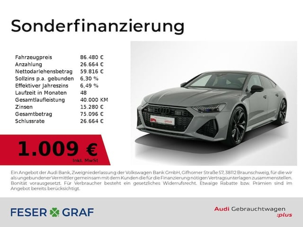 Audi RS7 Sportback Quattro