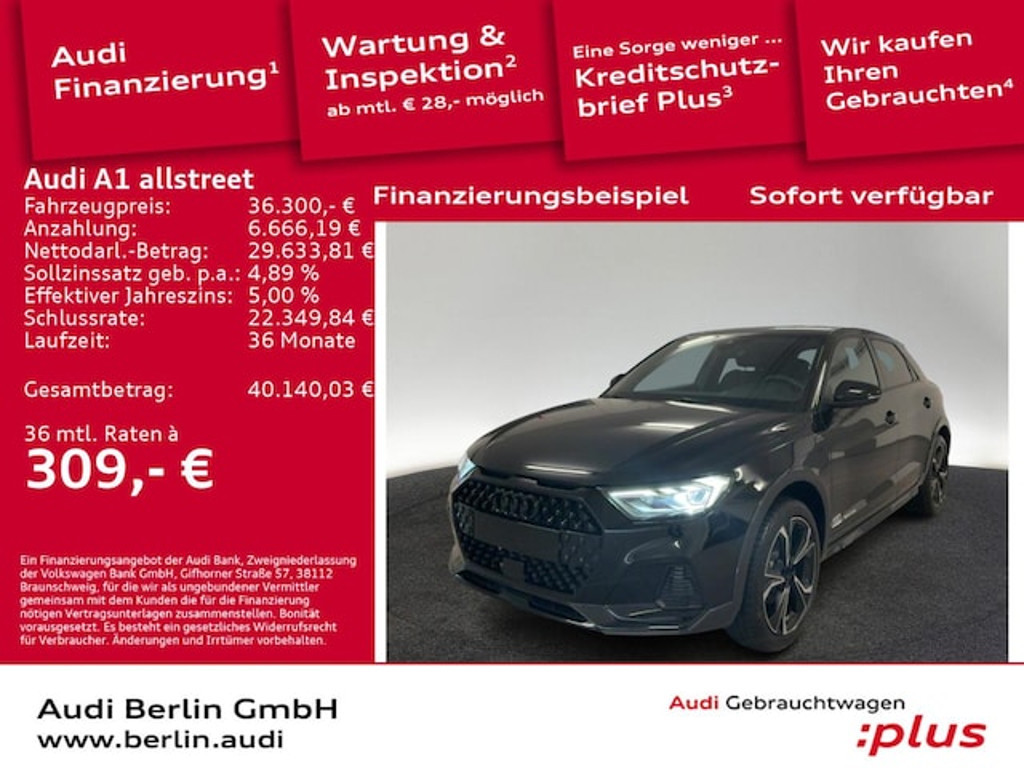 Audi A1 S-Tronic 35 TFSI Allstreet
