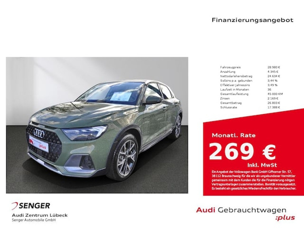 Audi A1 S-Tronic 30 TFSI Allstreet