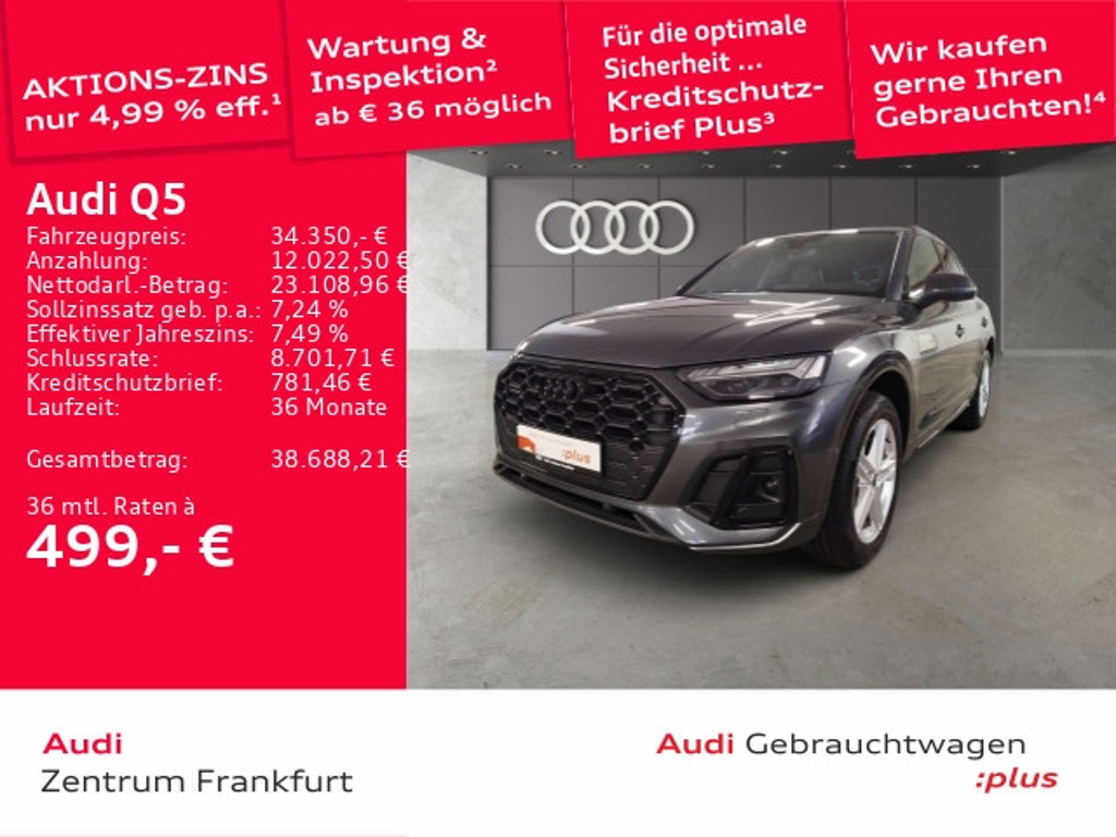 Audi Q5 Quattro S-Line S-Tronic Hybride 50 TFSI