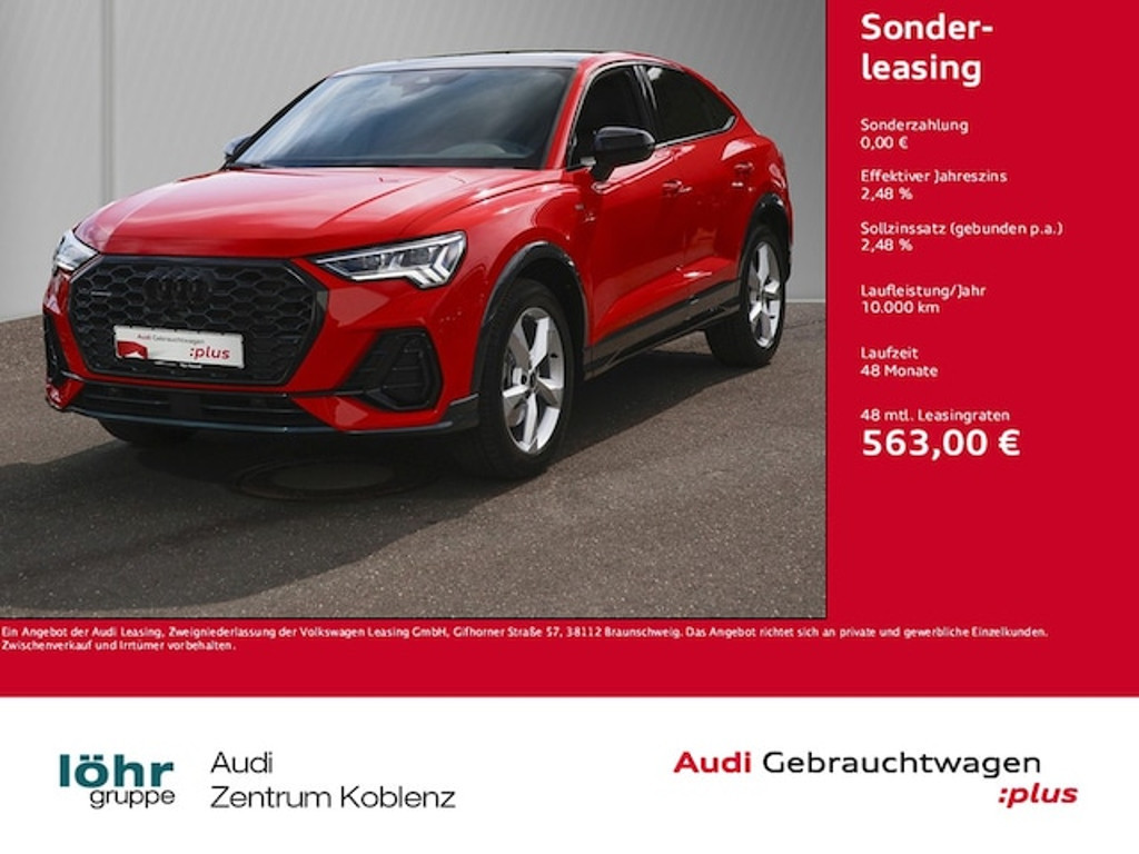 Audi Q3 Sportback Quattro S-Line S-Tronic 45 TFSI